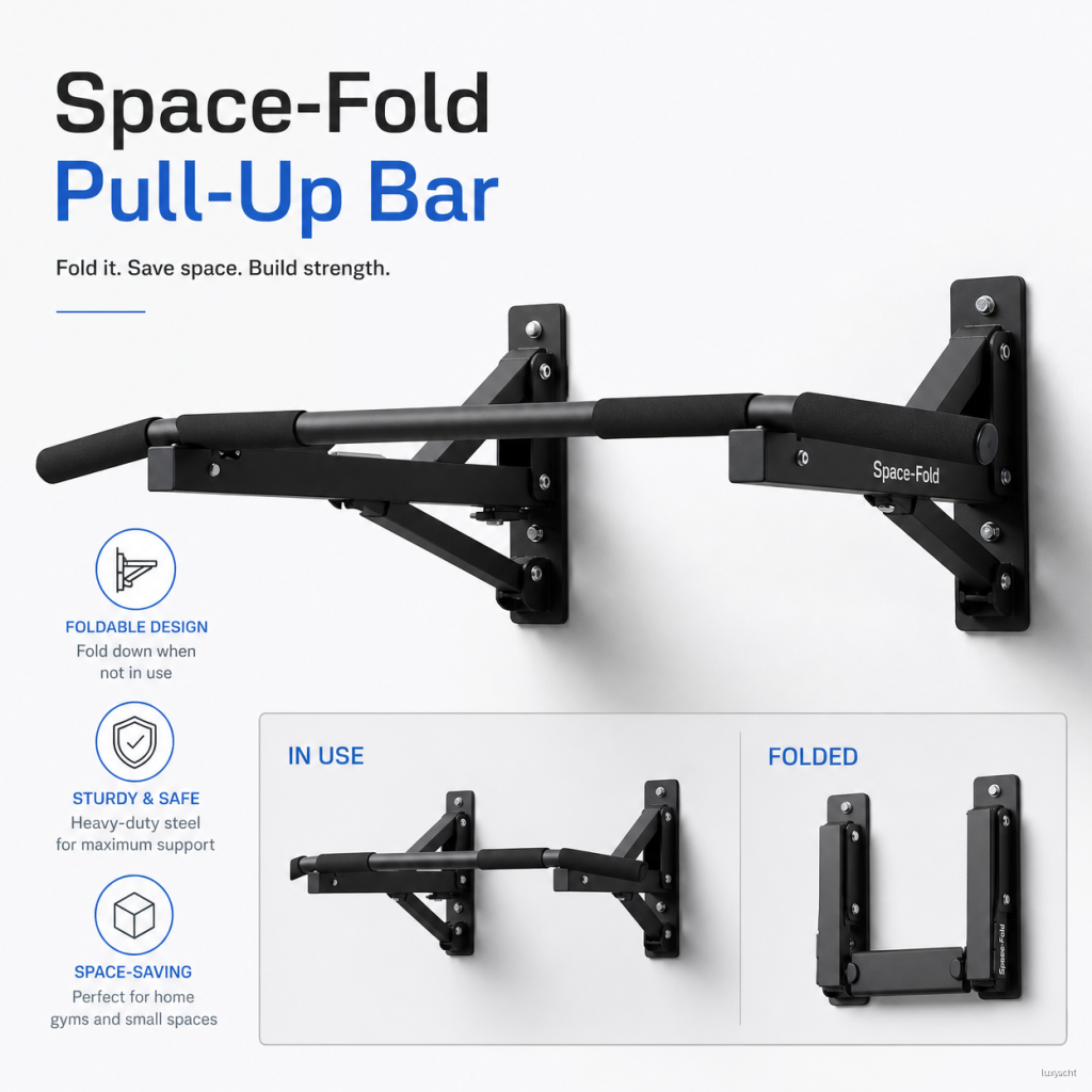 Space-Fold Pull-Up Bar