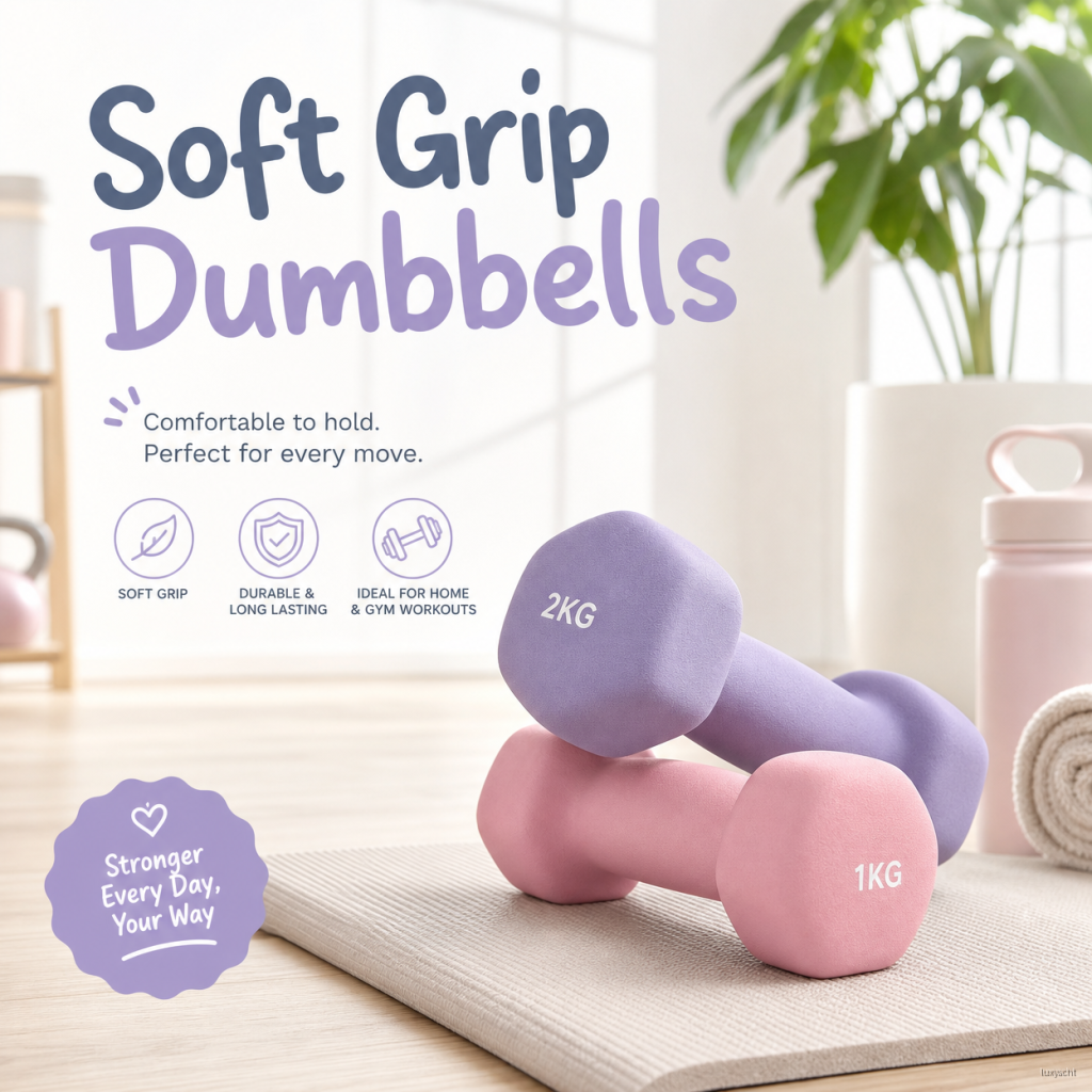 Soft Grip Dumbbells